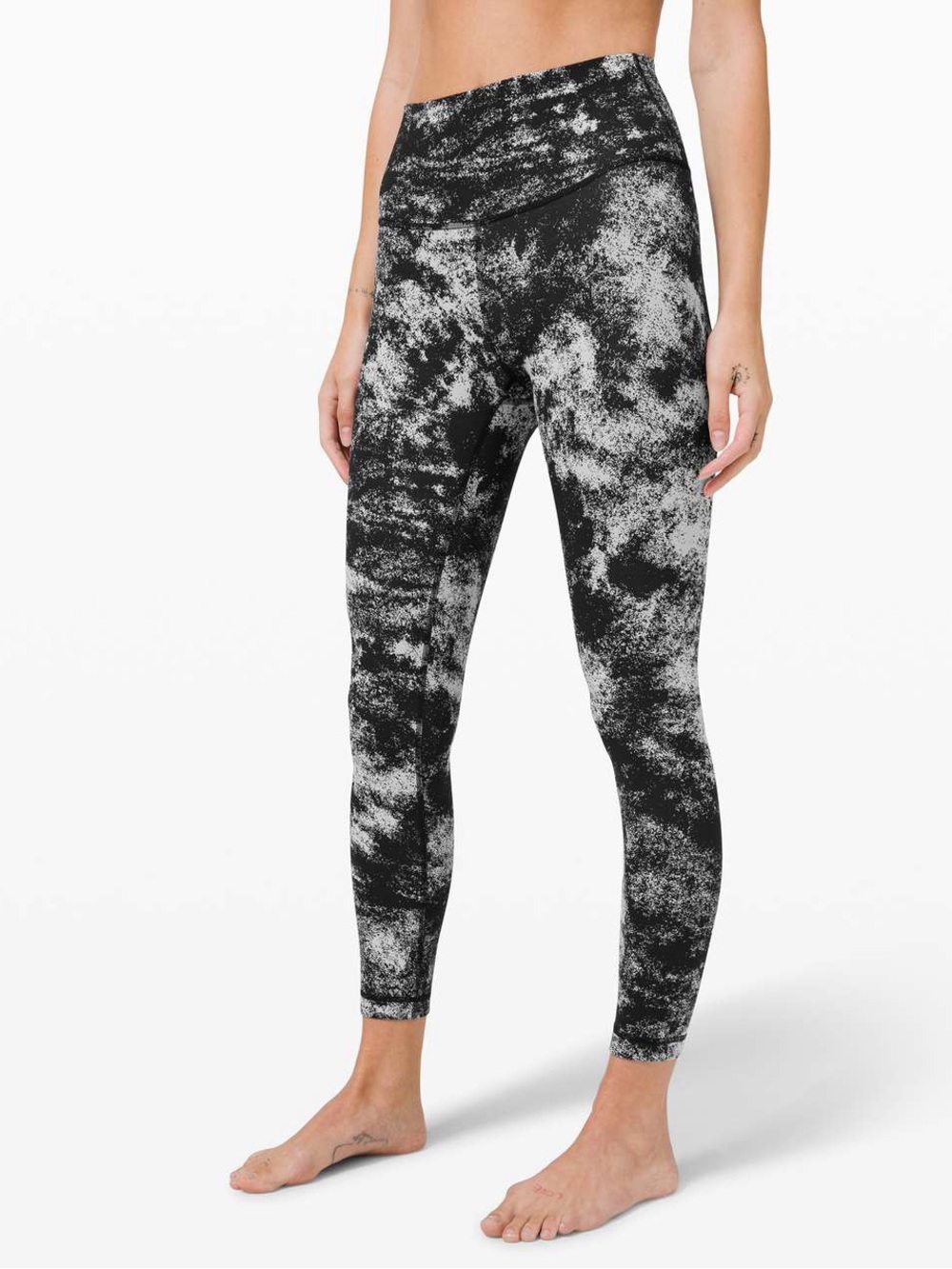 Lululemon Wunder Under High-Rise Legging 25" — Black/White